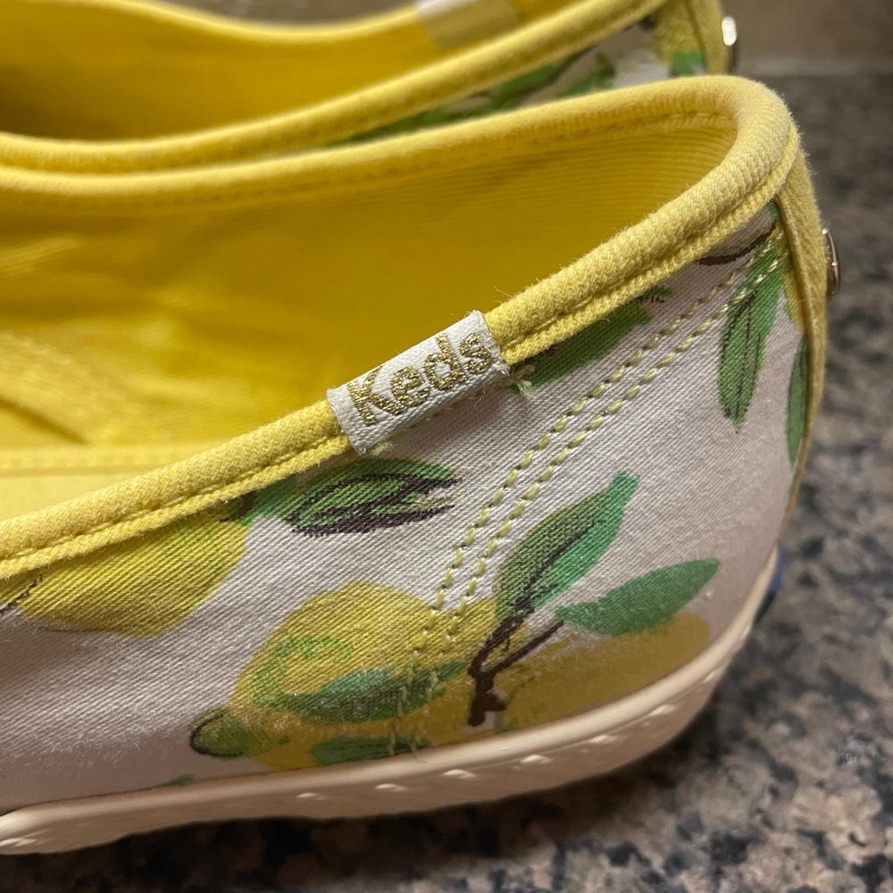 Kate Spade For Keds Lemon Print Pointed Toe Sneak… - image 7